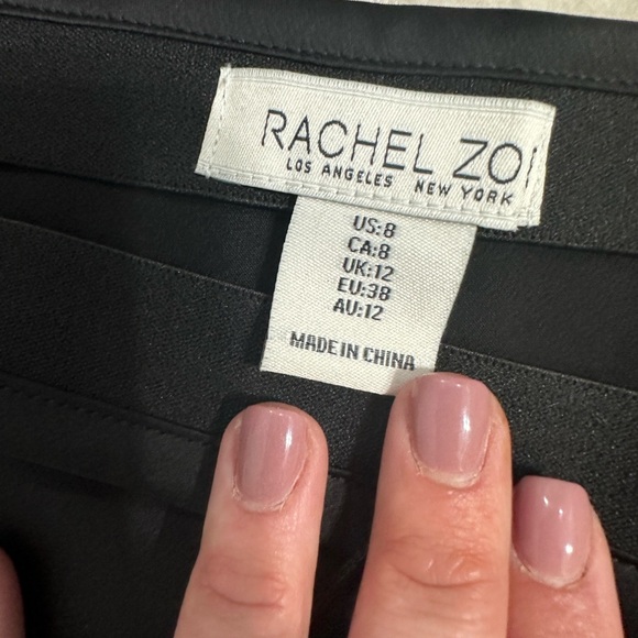 RACHEL ZOE Satin Midi Skirt NWT - Picture 6 of 8